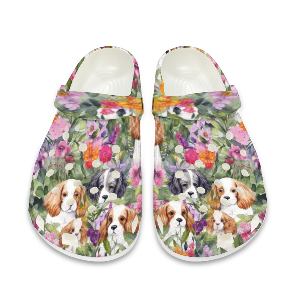AnimalLover™ Outdoors Cavalier King Charles Dog Slippers Clogs *better than CROCS brand